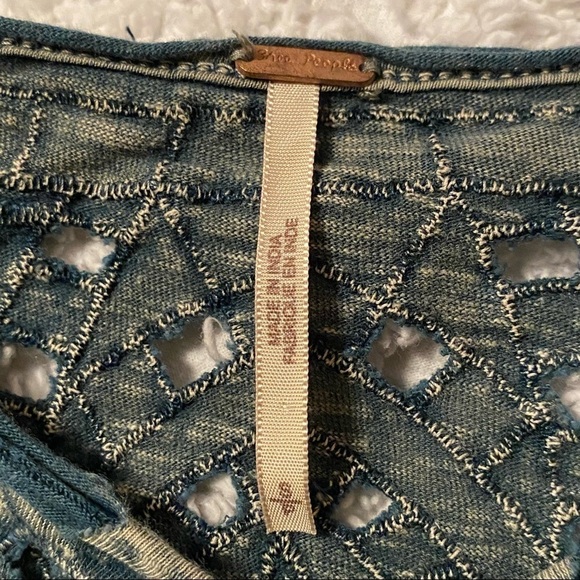 Free People Olive Green Top Size Small - Picture 12 of 14